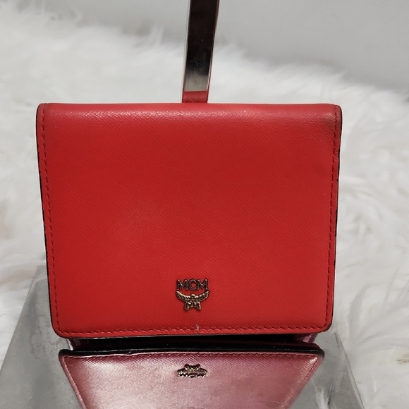 MCM Handbags - ❤️🔹️MCM 🔹️red /orange Leather Women's Wallet